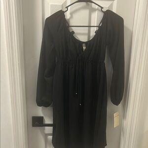 Bebop Black Long Sleeve Dress
